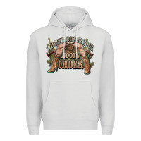 Dove Grey whose bed have your boots under cowboy western Premium Hoodie - NancyCooperArtShop