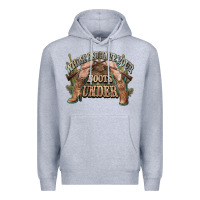 Heather Grey whose bed have your boots under cowboy western Premium Hoodie - NancyCooperArtShop