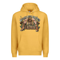 Mustard whose bed have your boots under cowboy western Premium Hoodie - NancyCooperArtShop