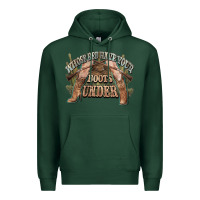 Sports Green whose bed have your boots under cowboy western Premium Hoodie - NancyCooperArtShop