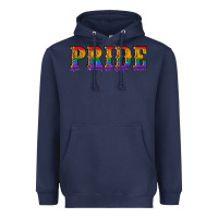 Navy pride lgbtq glitter Heavyweight Hoodie - Artiststas