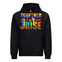 Black Western LGBTQ+ Together We Rise Urban Hoodie - BundleAndBundleShop