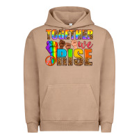 Pigment Burro Western LGBTQ+ Together We Rise Urban Hoodie - BundleAndBundleShop