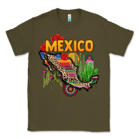 Army Green mexico map Classic Tee - CTS Tumbler Store