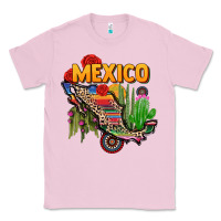 Bubblegum Pink mexico map Classic Tee - CTS Tumbler Store