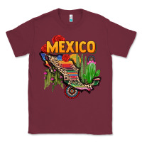 Burgundy mexico map Classic Tee - CTS Tumbler Store