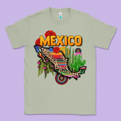 Mexico Map Classic Tee Designed By Cts Tumbler Store