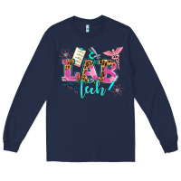 Navy lab tech Long Sleeve Tee - AdoDesignShop