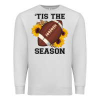 Dove Grey tis the season football sunflower Premium Sweatshirt - AdoDesignShop
