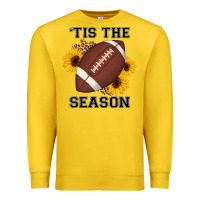 Lemon tis the season football sunflower Premium Sweatshirt - AdoDesignShop
