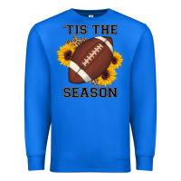 True Royal tis the season football sunflower Premium Sweatshirt - AdoDesignShop