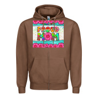 Chestnut proud mom Zipper Hoodie - HRA Design Shop