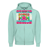 Seafoam proud mom Zipper Hoodie - HRA Design Shop