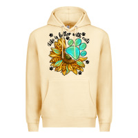 Pina Colada life is better with cats Premium Hoodie - NancyCooperArtShop