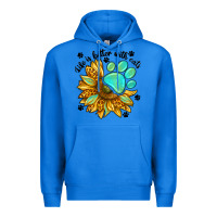 True Royal life is better with cats Premium Hoodie - NancyCooperArtShop