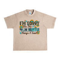 French Oak i'm sorry for the mean hurtful things i said Urban Heavy Tee - Zillion Design Studio