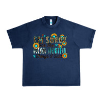 Navy i'm sorry for the mean hurtful things i said Urban Heavy Tee - Zillion Design Studio