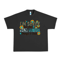 Pigment Black i'm sorry for the mean hurtful things i said Urban Heavy Tee - Zillion Design Studio
