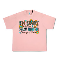 Salmon i'm sorry for the mean hurtful things i said Urban Heavy Tee - Zillion Design Studio