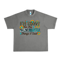 Tornado i'm sorry for the mean hurtful things i said Urban Heavy Tee - Zillion Design Studio