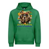 Emerald Papa Bear Pride LGBTQ+ Urban Hoodie - BundleAndBundleShop