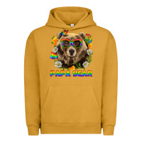 Pigment Peanut Butter Papa Bear Pride LGBTQ+ Urban Hoodie - BundleAndBundleShop