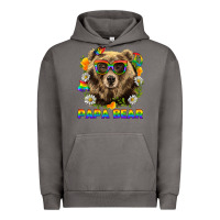 Pigment Tornado Papa Bear Pride LGBTQ+ Urban Hoodie - BundleAndBundleShop