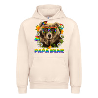 Sandshell Papa Bear Pride LGBTQ+ Urban Hoodie - BundleAndBundleShop