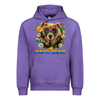 Tulip Papa Bear Pride LGBTQ+ Urban Hoodie - BundleAndBundleShop