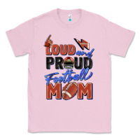 Bubblegum Pink loud and proud football mom Classic Tee - Zillion Design Studio