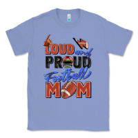 Colony Blue loud and proud football mom Classic Tee - Zillion Design Studio