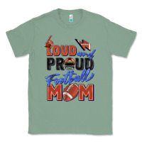 Sage loud and proud football mom Classic Tee - Zillion Design Studio