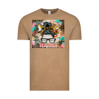 Vintage Coffee teacher messy bun tumbler Vintage Tee - BarkalooDesign