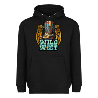 Black wild west Heavyweight Hoodie - JahusDesignShop
