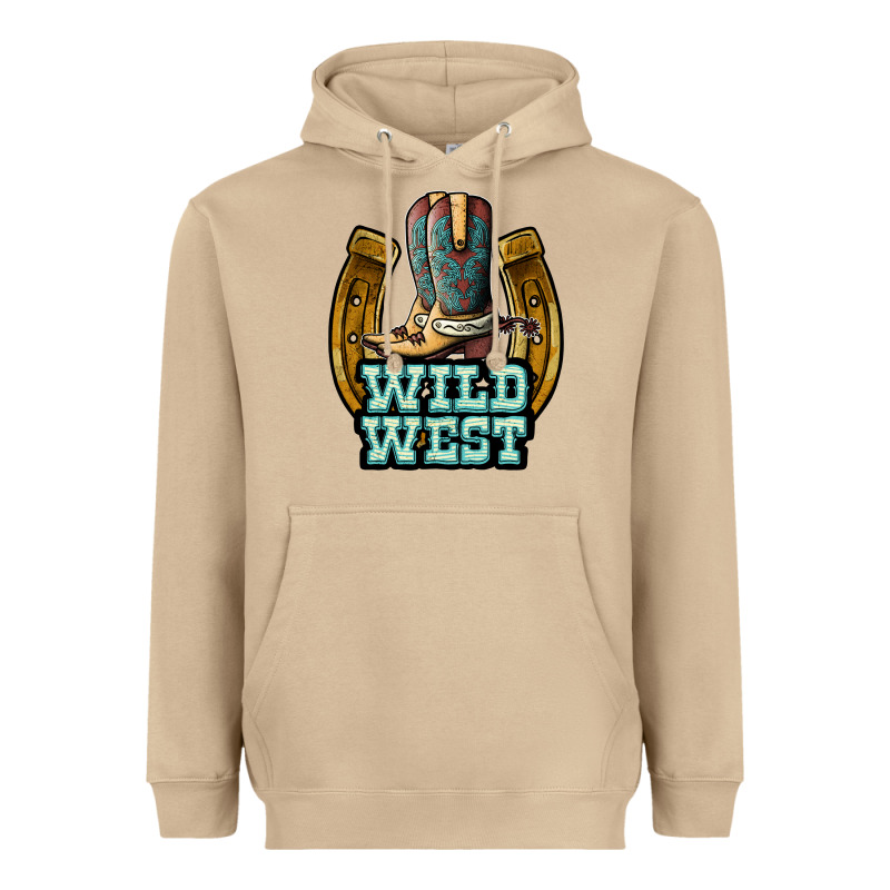 Wild West Heavyweight Hoodie by JahusDesignShop | Teevron
