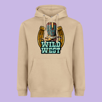 Wild West Heavyweight Hoodie Designed By Jahusdesignshop