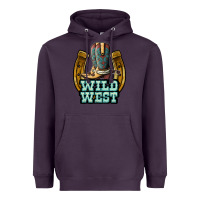 Plum wild west Heavyweight Hoodie - JahusDesignShop
