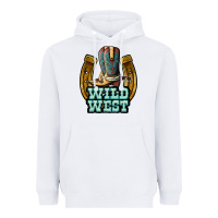 White wild west Heavyweight Hoodie - JahusDesignShop