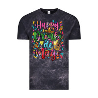 Cloud Black Happy drinko de mayo Vintage Tee - RanaPortraitStore