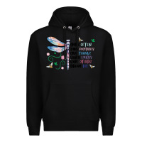 Black dragonfly smile tink give laugh love dream Premium Hoodie - MaliasSmallBusiness