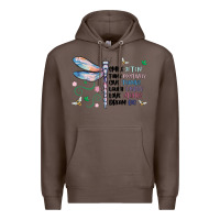 Coffee dragonfly smile tink give laugh love dream Premium Hoodie - MaliasSmallBusiness
