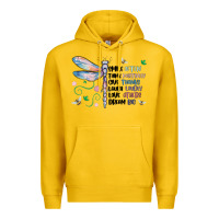 Lemon dragonfly smile tink give laugh love dream Premium Hoodie - MaliasSmallBusiness
