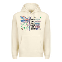 Sandshell dragonfly smile tink give laugh love dream Premium Hoodie - MaliasSmallBusiness