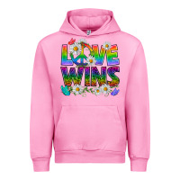 Fuchsia Pink Pride LGBTQ+ Love Wins Urban Hoodie - BundleAndBundleShop