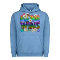 Pigment Pebble Blue Pride LGBTQ+ Love Wins Urban Hoodie - BundleAndBundleShop