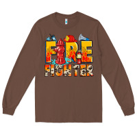 Chestnut firefighter Long Sleeve Tee - Zillion Design Studio