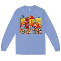 Colony Blue firefighter Long Sleeve Tee - Zillion Design Studio