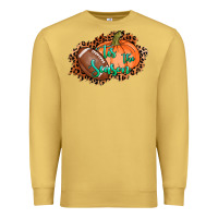 Antique Gold tis the season football pumpkin Premium Sweatshirt - AdoDesignShop