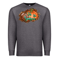 Charcoal Heather tis the season football pumpkin Premium Sweatshirt - AdoDesignShop