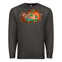Smoke tis the season football pumpkin Premium Sweatshirt - AdoDesignShop
